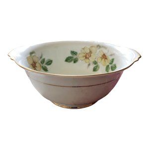 Vintage Noritake Wildrose Pattern Lugged Cereal Bowl
